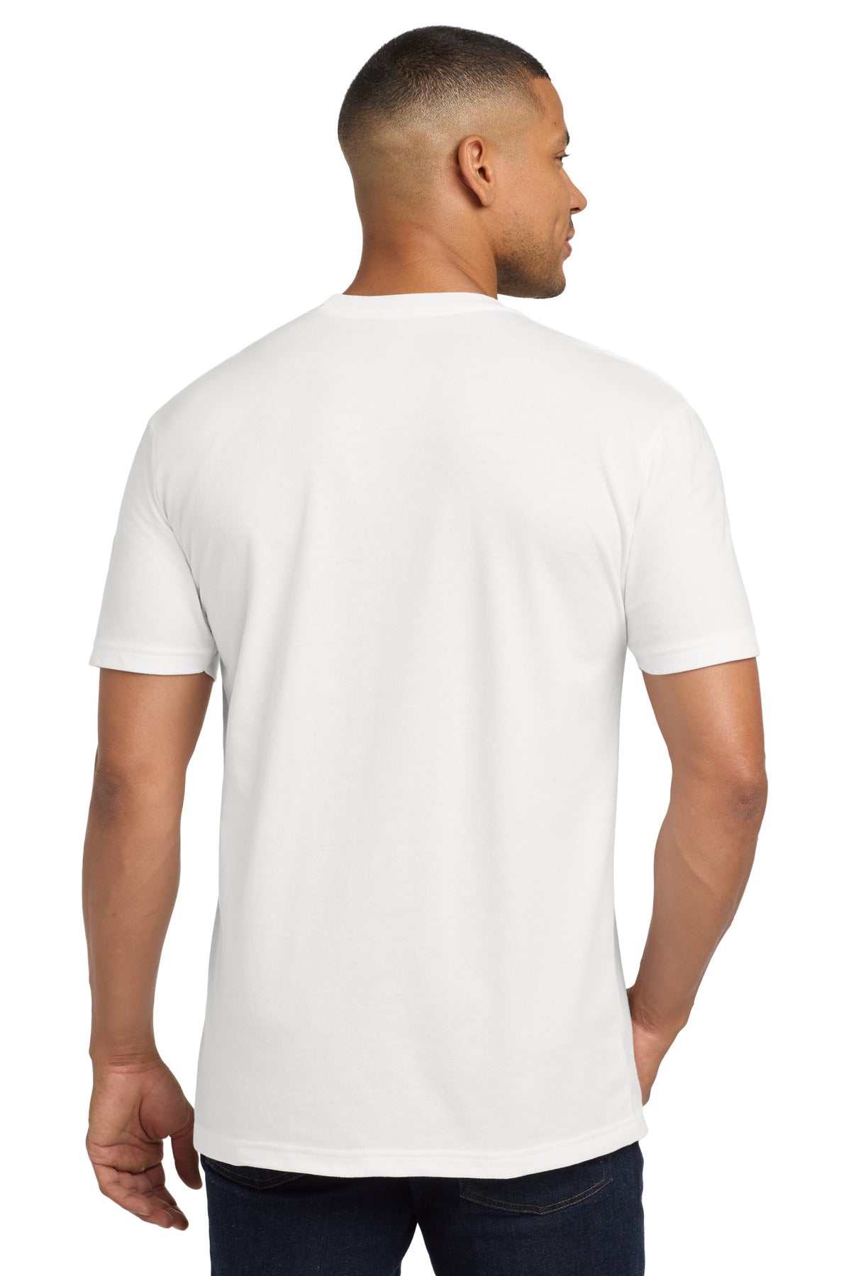 Next Level Apparel  Adult CVC Sueded Tee - White
