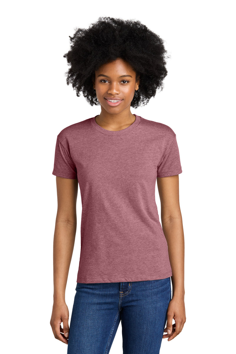 Next Level Apparel Women's CVC Relaxed Tee - Heather Mauve