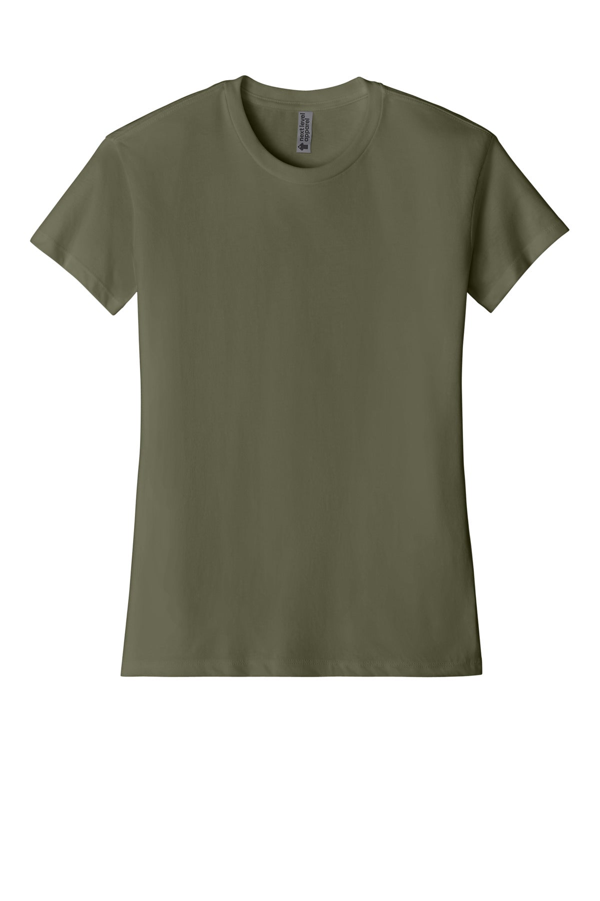 Next Level Apparel Women's CVC Relaxed Tee - Military Green