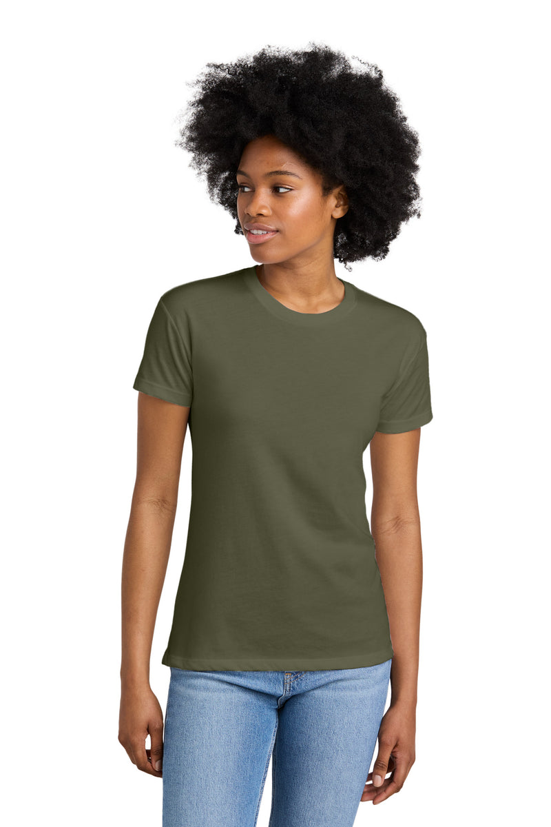Next Level Apparel Women's CVC Relaxed Tee - Military Green