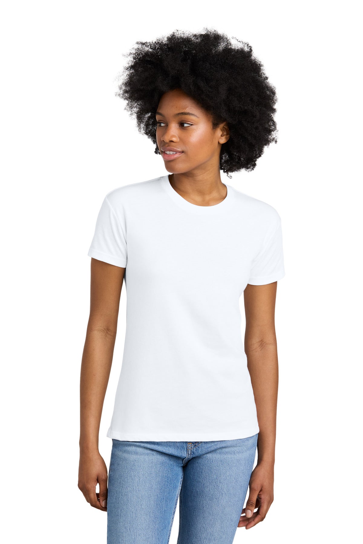 Next Level Apparel Women's CVC Relaxed Tee - White
