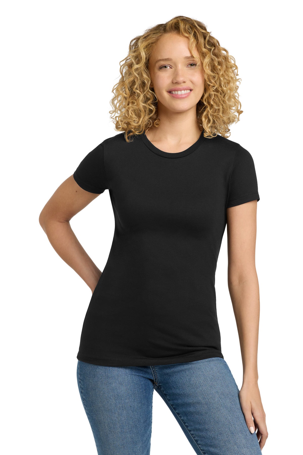 Next Level Apparel  Women's CVC Tee - Black