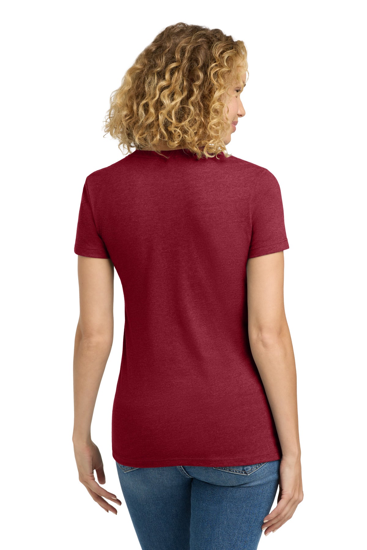 Next Level Apparel  Women's CVC Tee - Cardinal