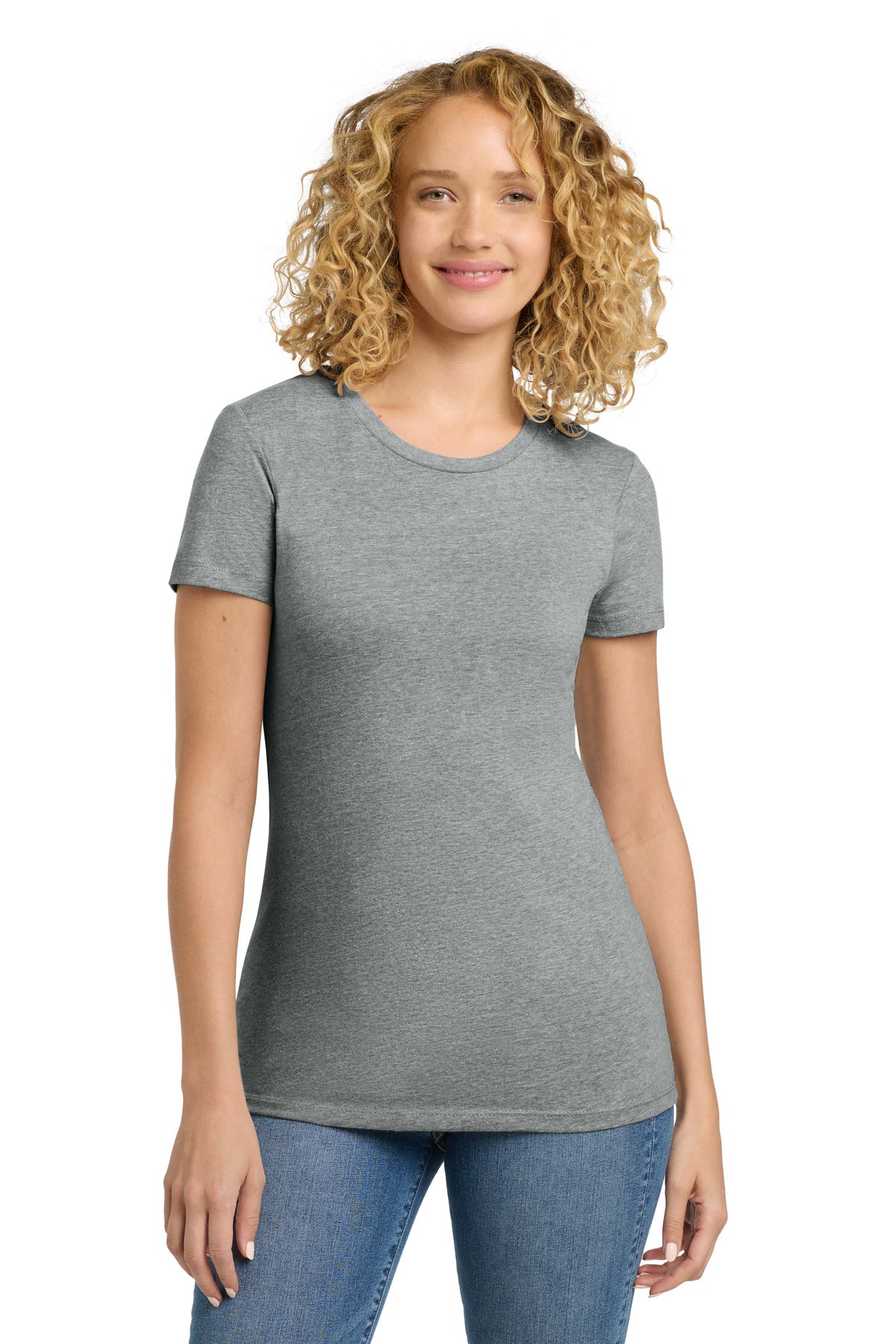Next Level Apparel  Women's CVC Tee - Dark Heather Gray