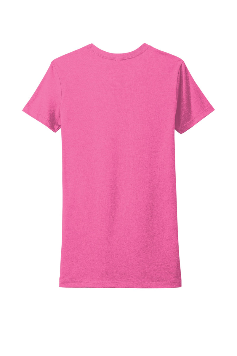Next Level Apparel  Women's CVC Tee - Hot Pink