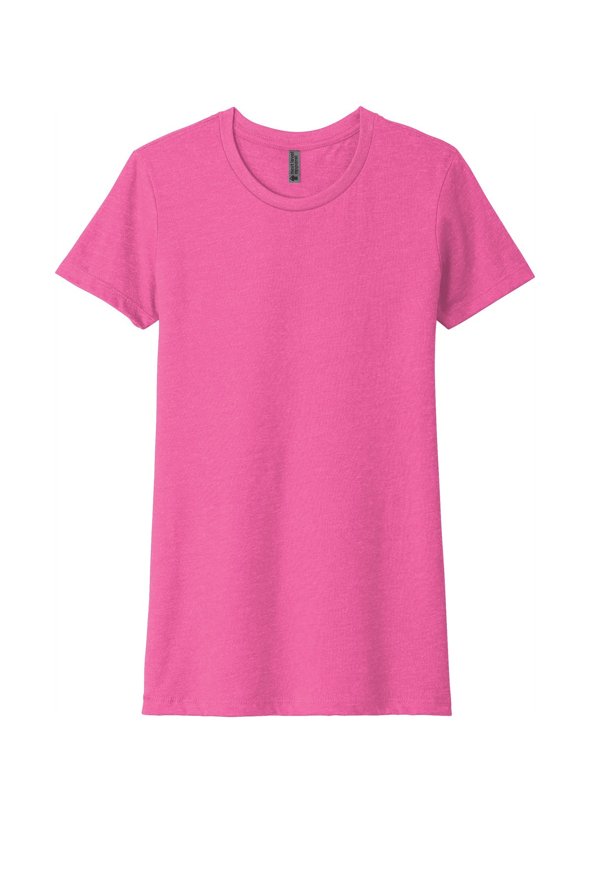Next Level Apparel  Women's CVC Tee - Hot Pink