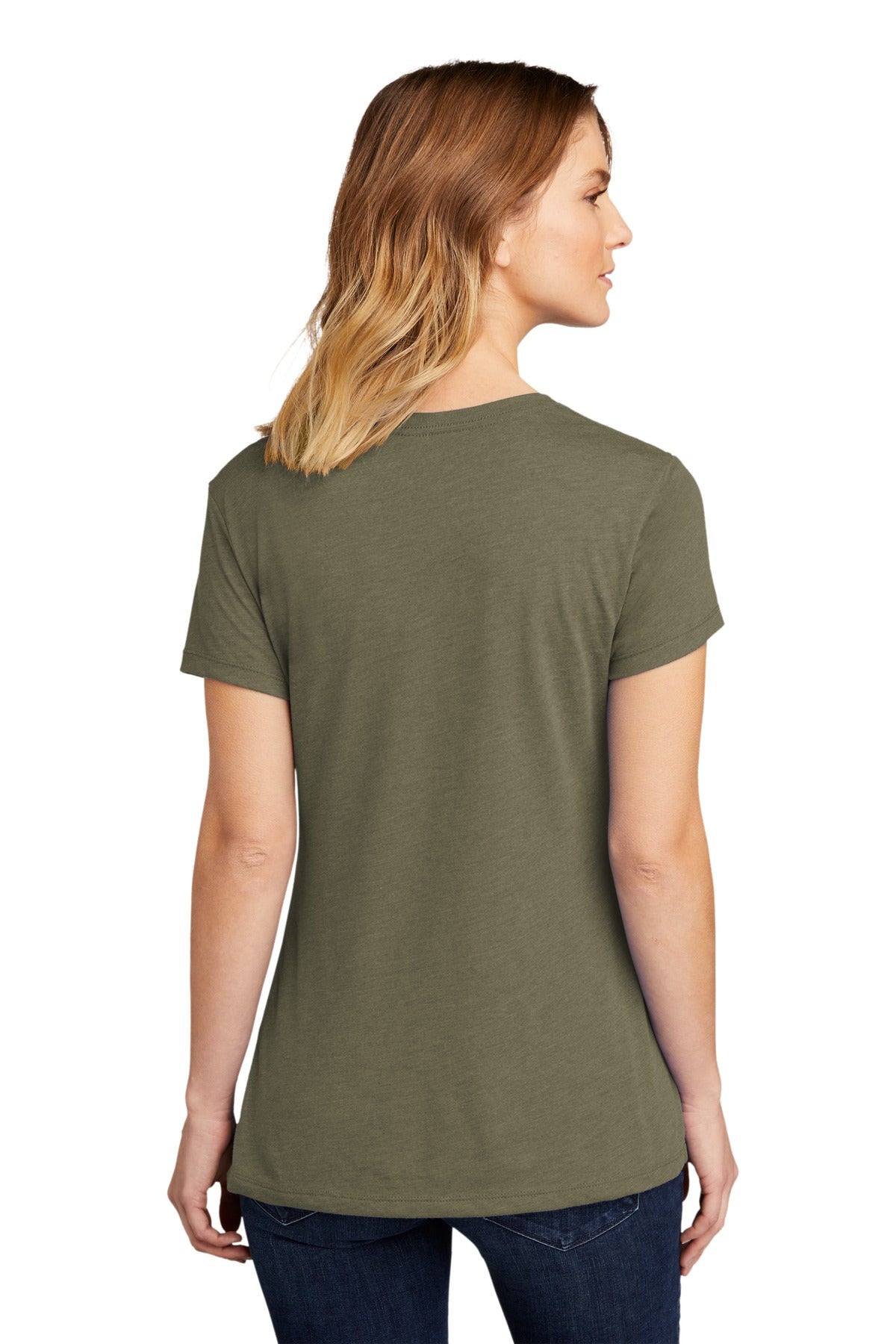 Next Level Apparel  Women's CVC Tee - Light Olive