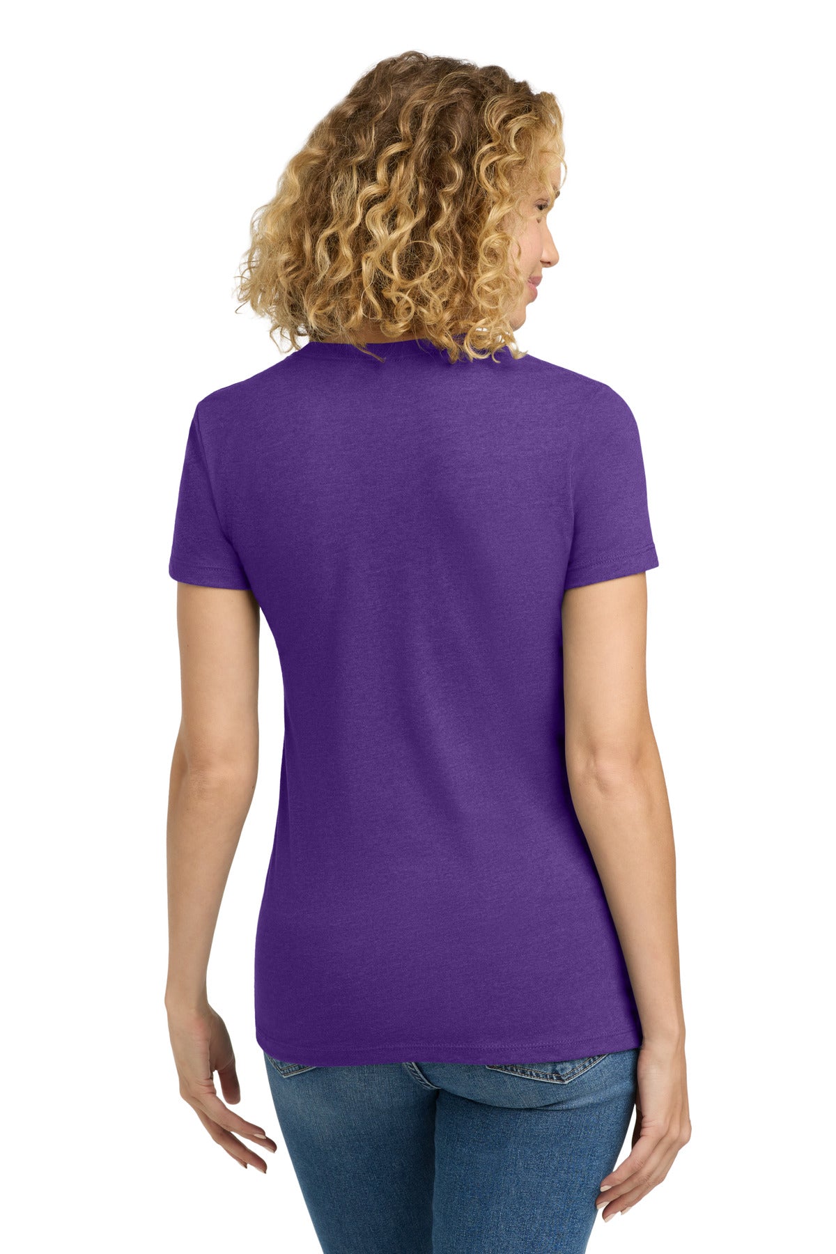Next Level Apparel  Women's CVC Tee - Purple Rush