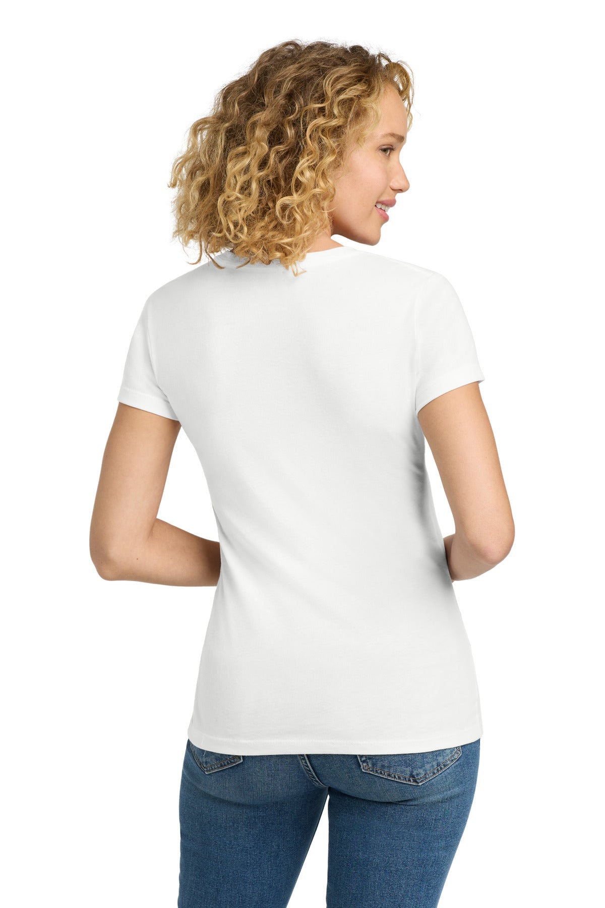 Next Level Apparel  Women's CVC Tee - White