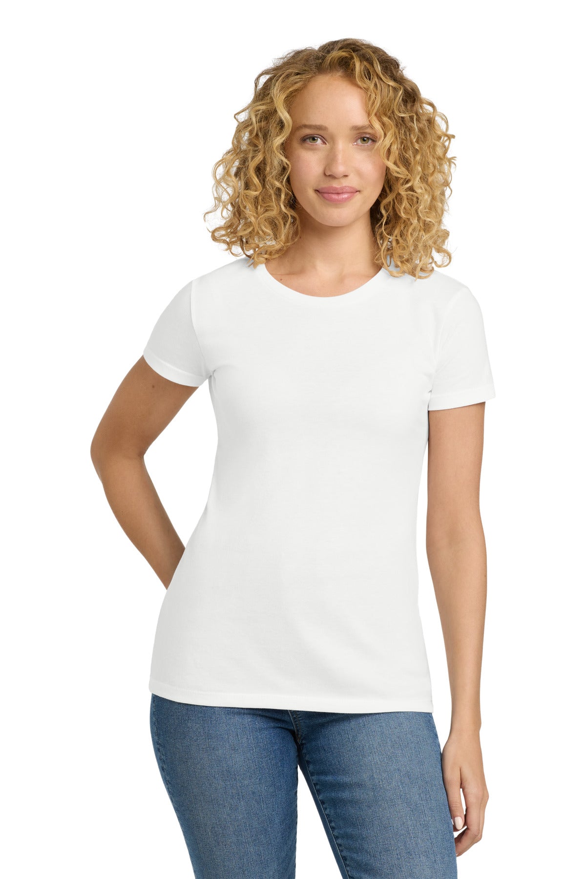 Next Level Apparel  Women's CVC Tee - White