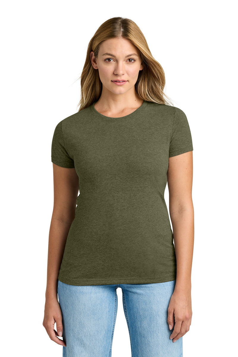 Next Level Apparel  Women's Tri-Blend Tee - Military Green