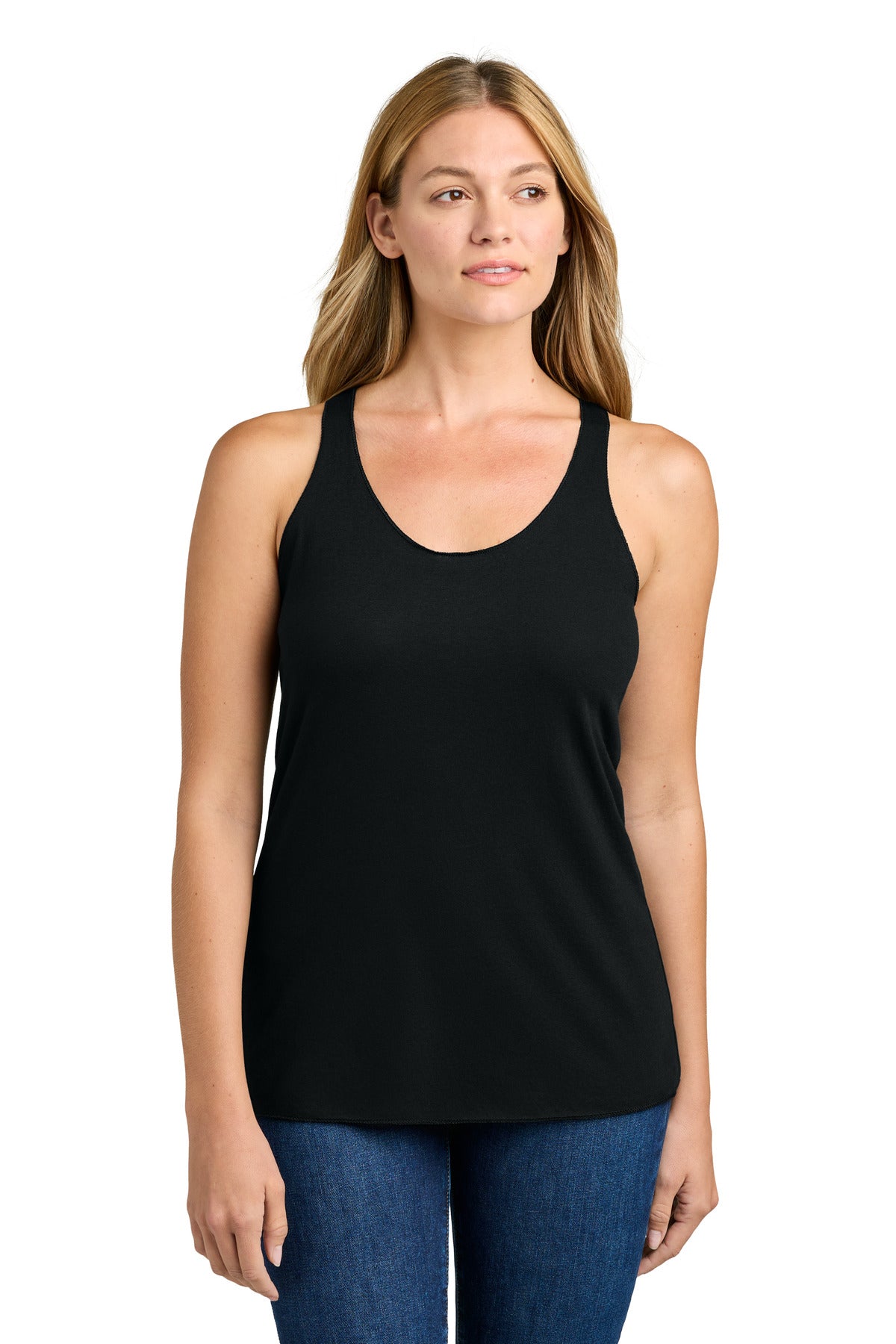 Next Level Apparel  Women's Tri-Blend Racerback Tank - Black