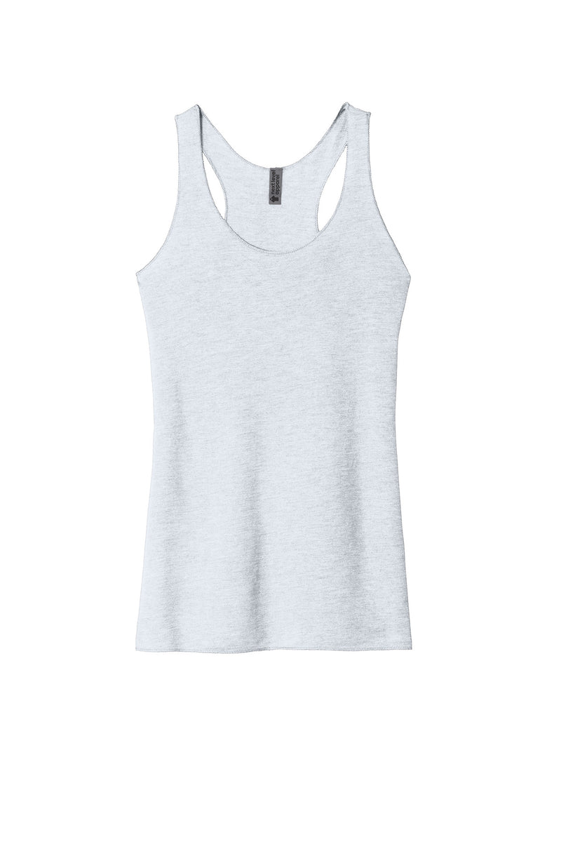 Next Level Apparel  Women's Tri-Blend Racerback Tank - Heather White