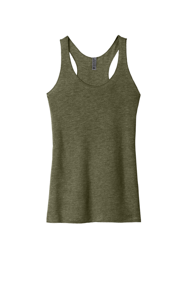 Next Level Apparel  Women's Tri-Blend Racerback Tank - Military Green