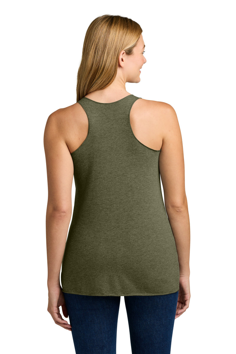 Next Level Apparel  Women's Tri-Blend Racerback Tank - Military Green