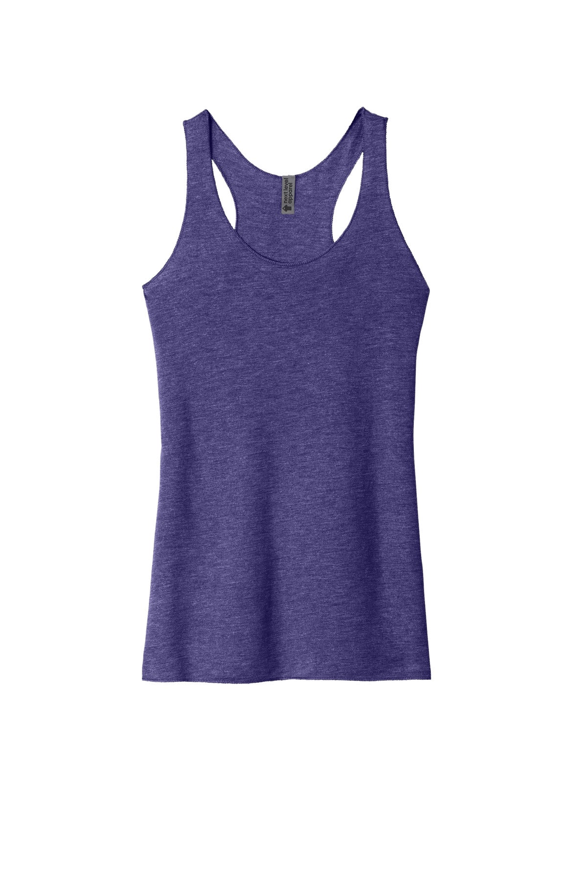 Next Level Apparel  Women's Tri-Blend Racerback Tank - Purple Rush
