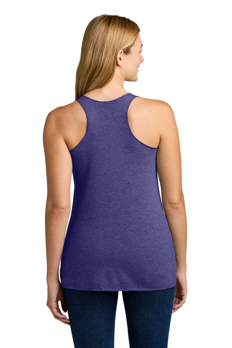 Next Level Apparel  Women's Tri-Blend Racerback Tank - Purple Rush