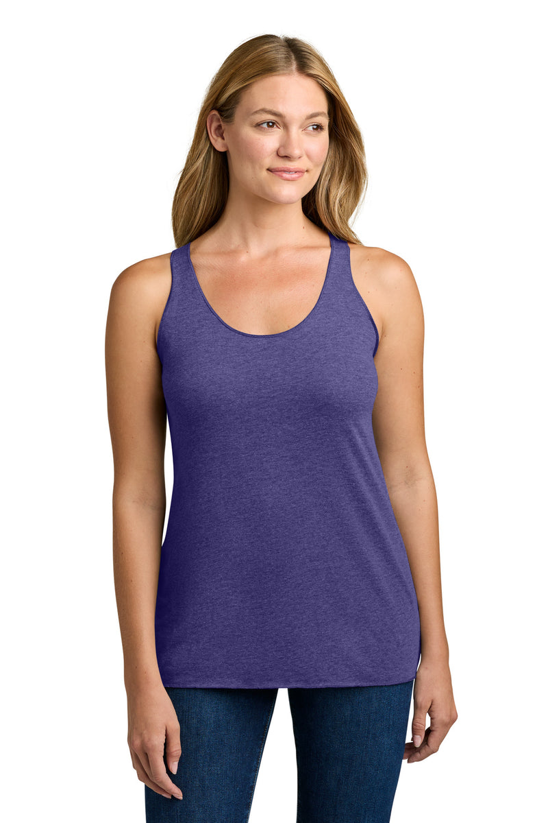 Next Level Apparel  Women's Tri-Blend Racerback Tank - Purple Rush