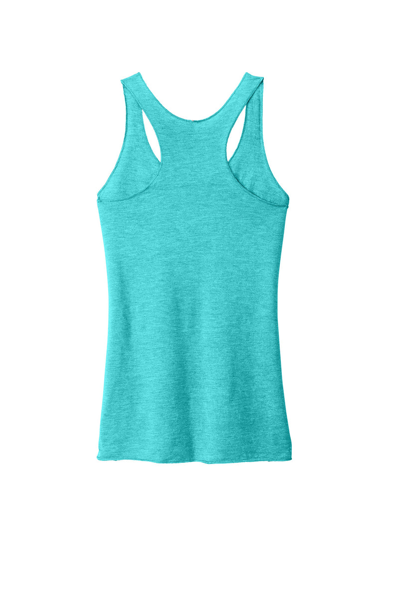 Next Level Apparel  Women's Tri-Blend Racerback Tank - Tahiti Blue