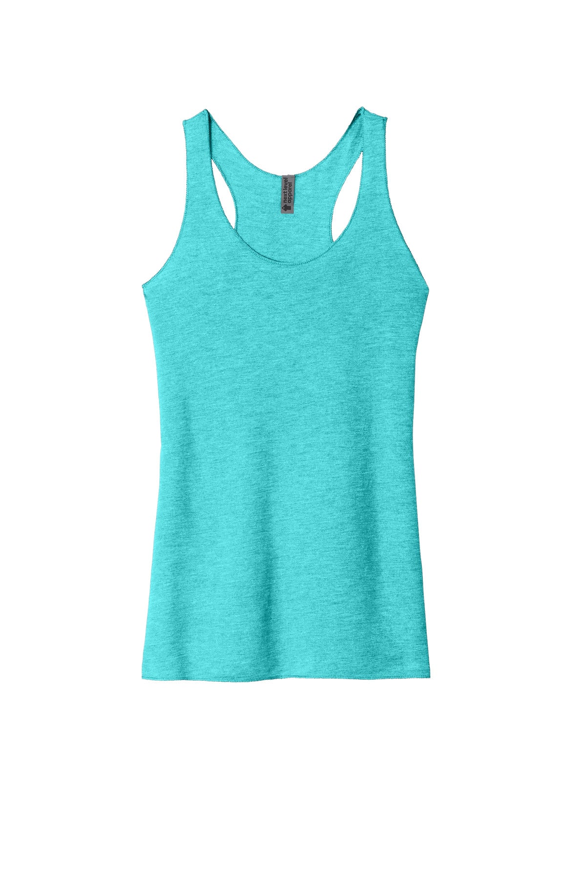 Next Level Apparel  Women's Tri-Blend Racerback Tank - Tahiti Blue