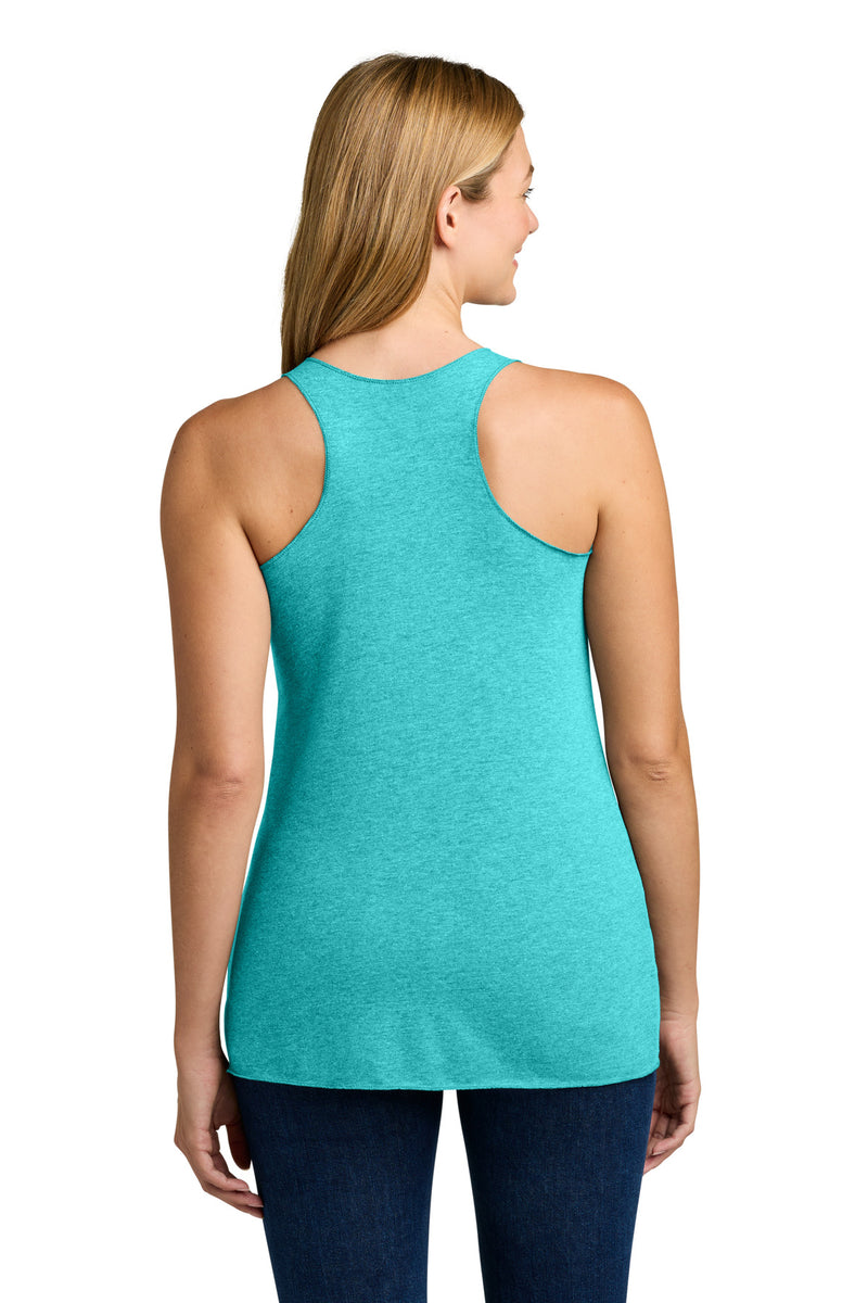 Next Level Apparel  Women's Tri-Blend Racerback Tank - Tahiti Blue