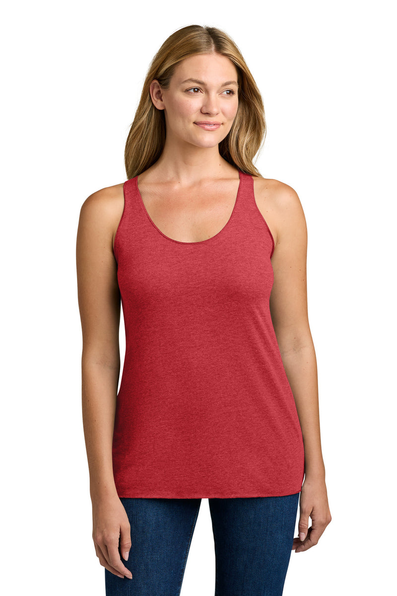 Next Level Apparel  Women's Tri-Blend Racerback Tank - Vintage Red
