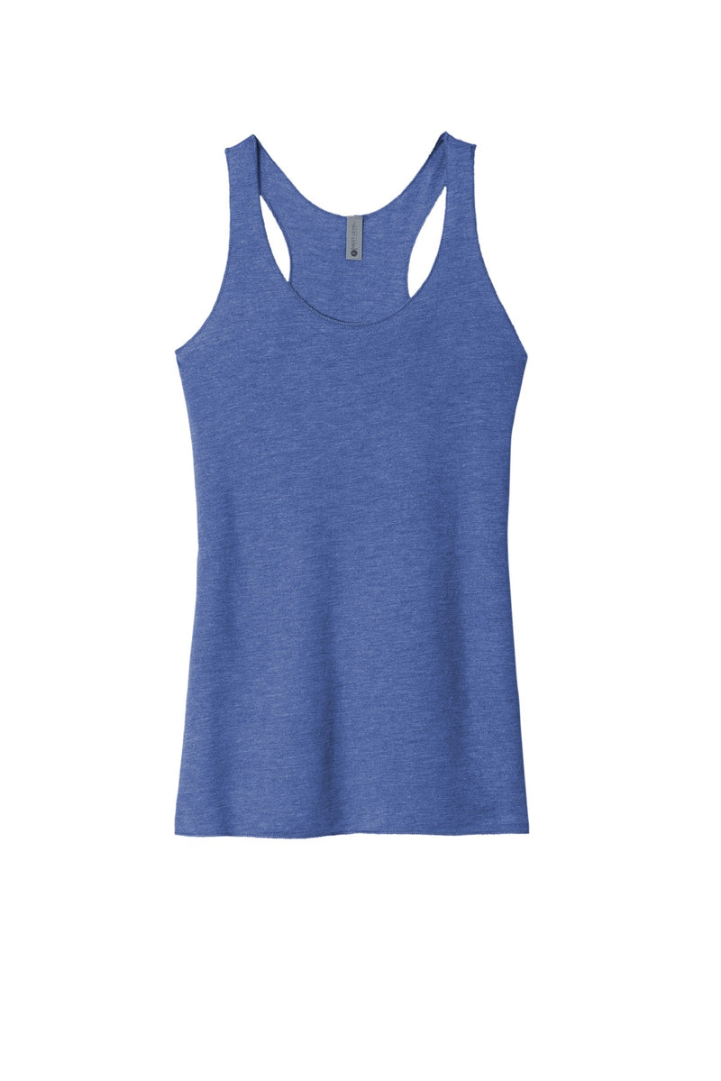 Next Level Apparel  Women's Tri-Blend Racerback Tank - Vintage Royal