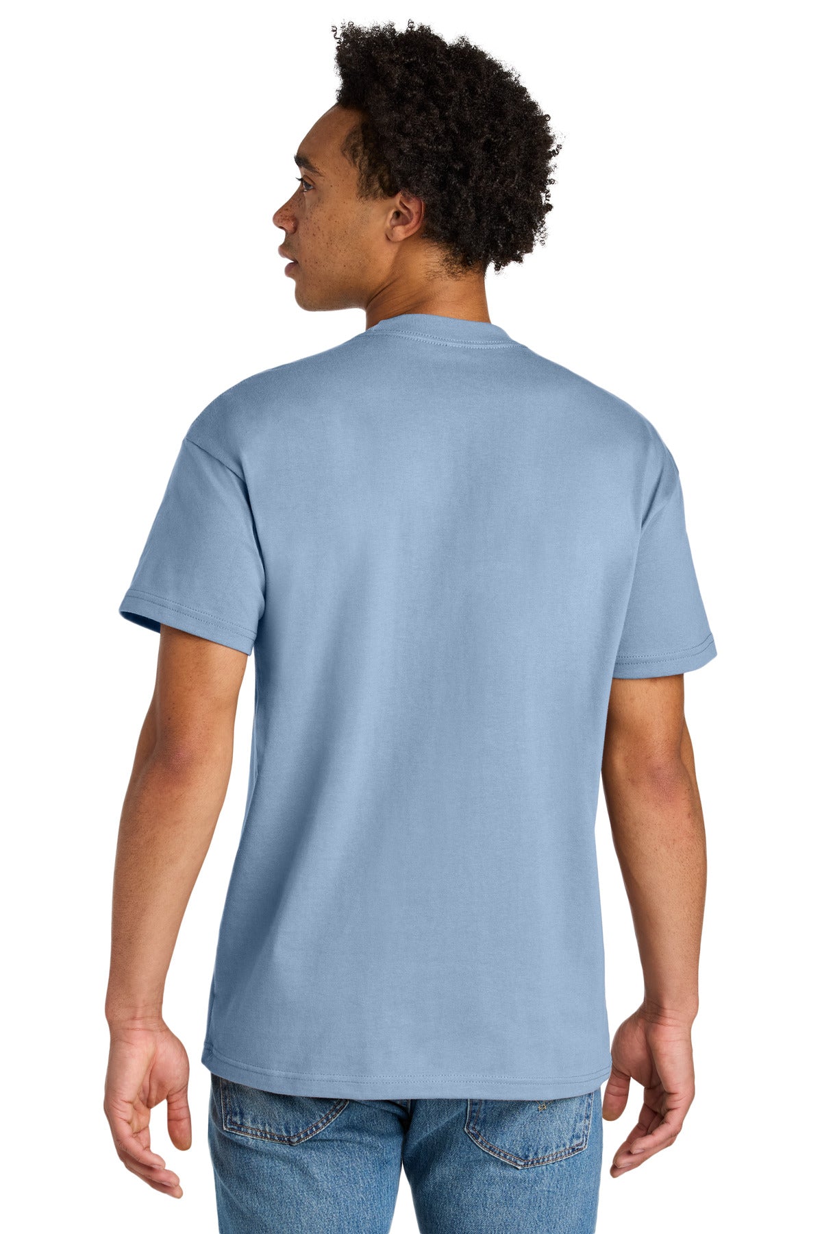 Next Level Apparel Heavyweight Tee - Stonewash Denim