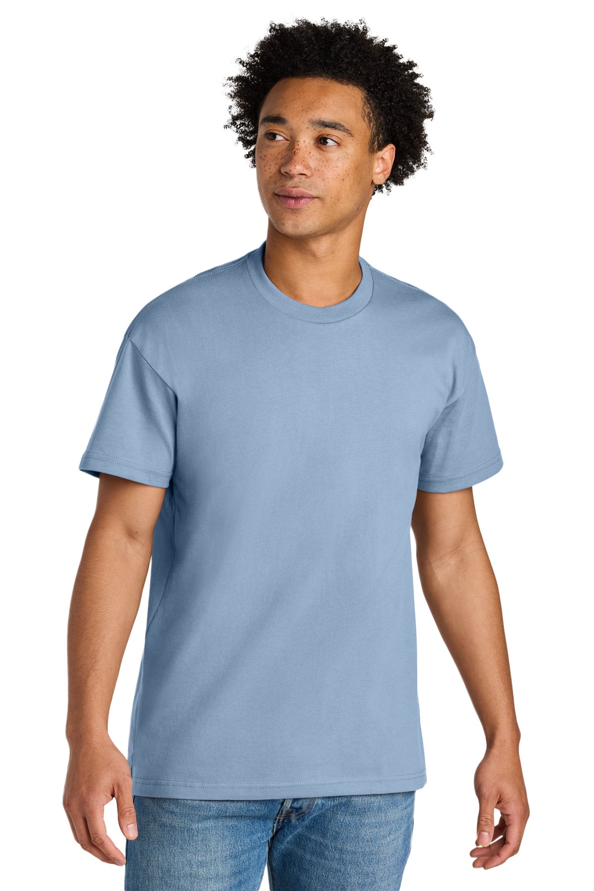Next Level Apparel Heavyweight Tee - Stonewash Denim