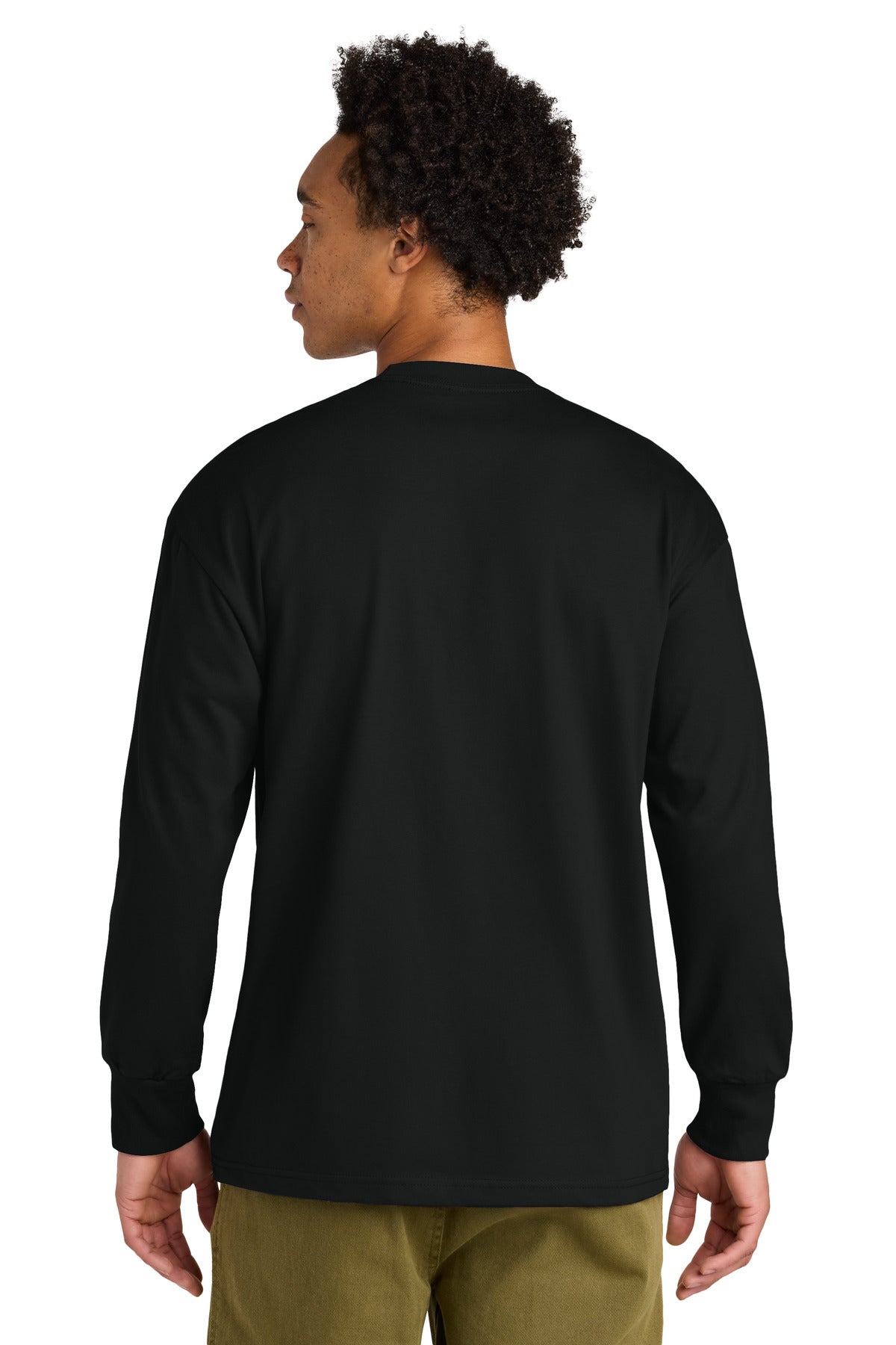 Next Level Apparel Heavyweight Long Sleeve Tee - Black