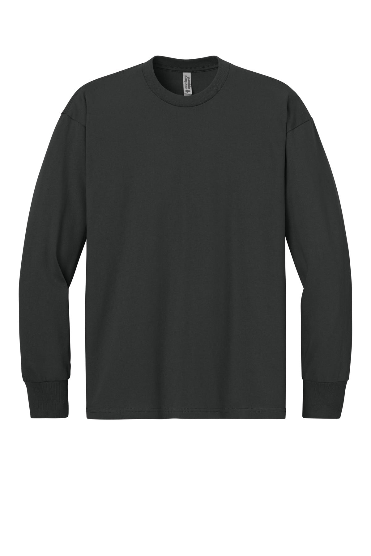Next Level Apparel Heavyweight Long Sleeve Tee - Graphite Black