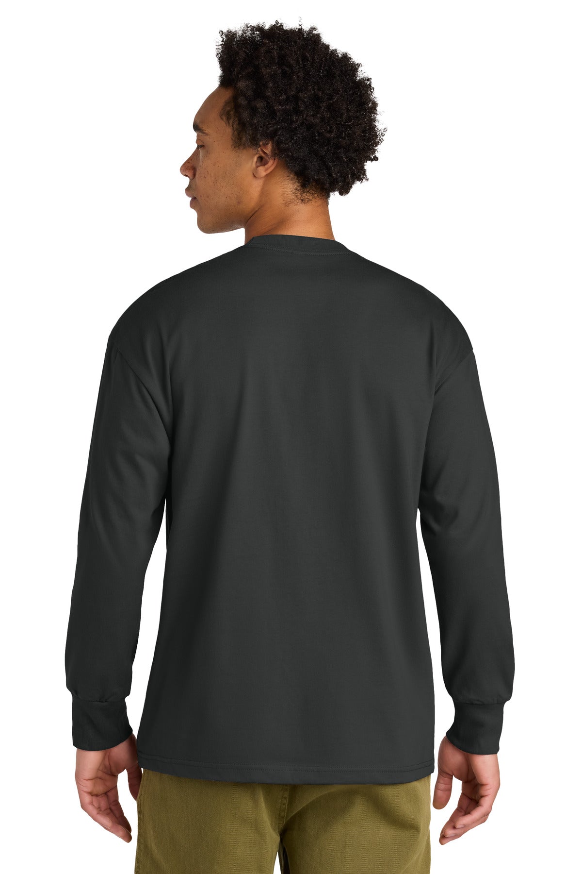 Next Level Apparel Heavyweight Long Sleeve Tee - Graphite Black