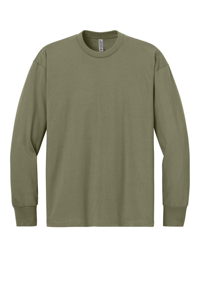 Next Level Apparel Heavyweight Long Sleeve Tee - Light Olive