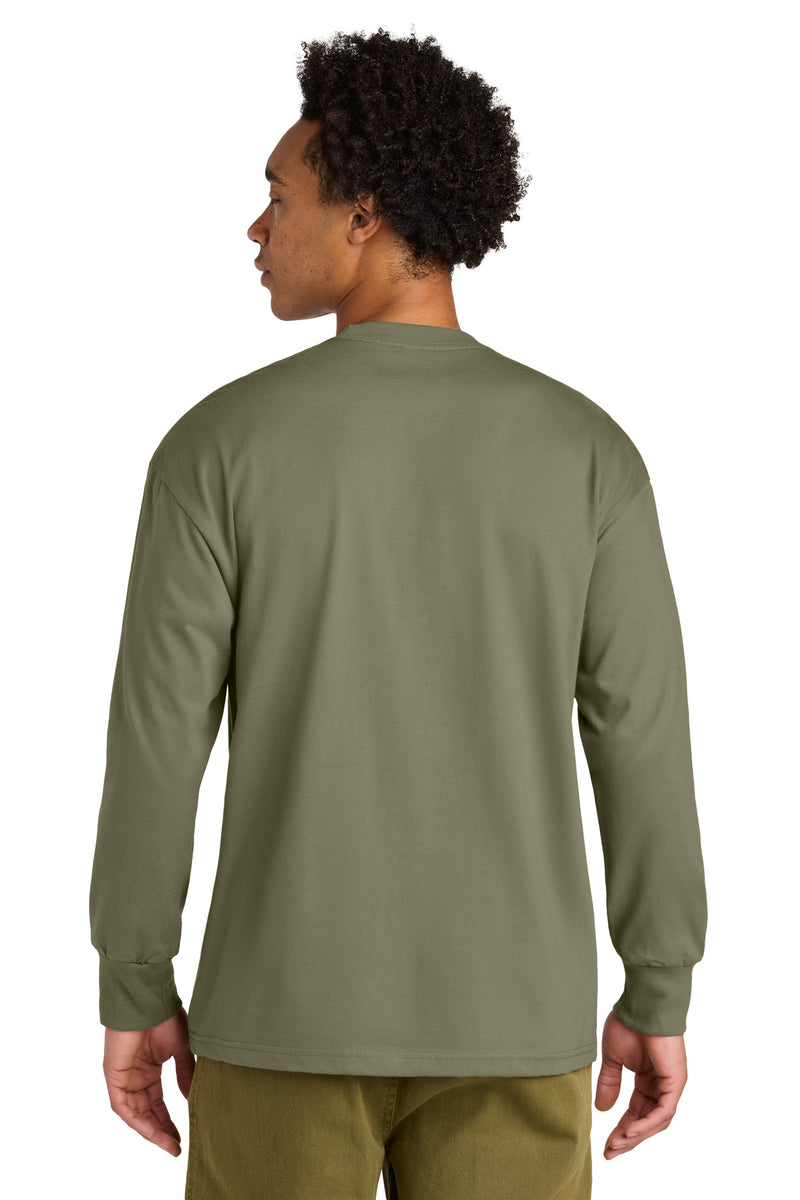 Next Level Apparel Heavyweight Long Sleeve Tee - Light Olive