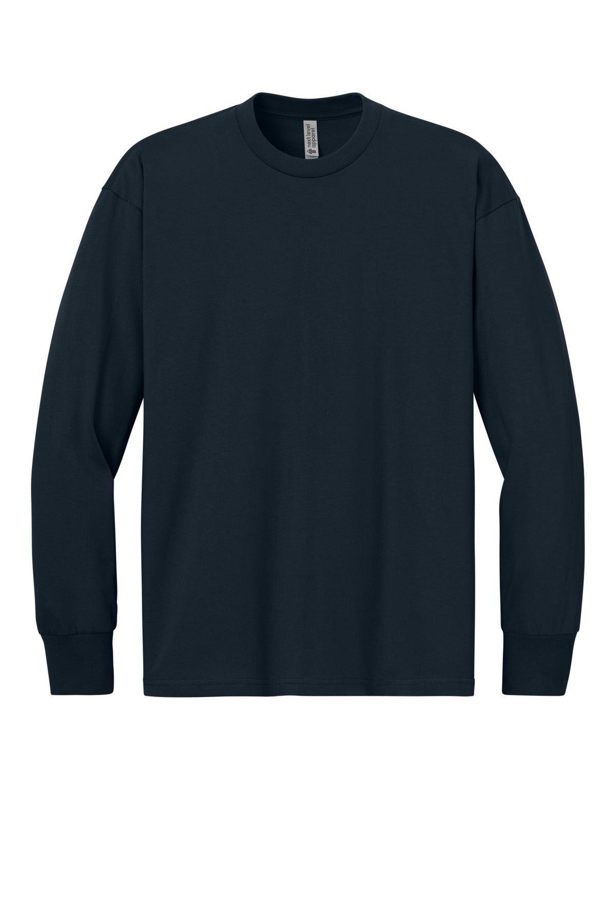 Next Level Apparel Heavyweight Long Sleeve Tee - Midnight Navy