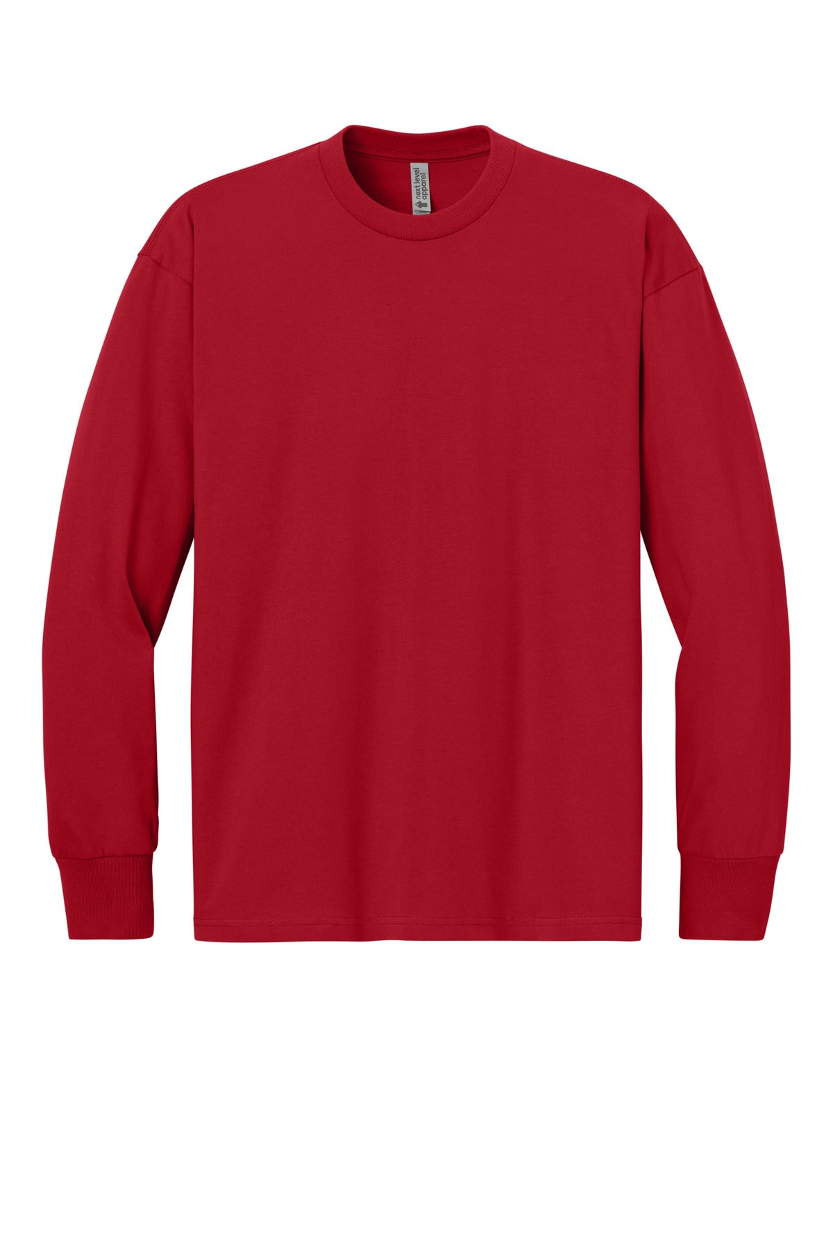 Next Level Apparel Heavyweight Long Sleeve Tee - Red