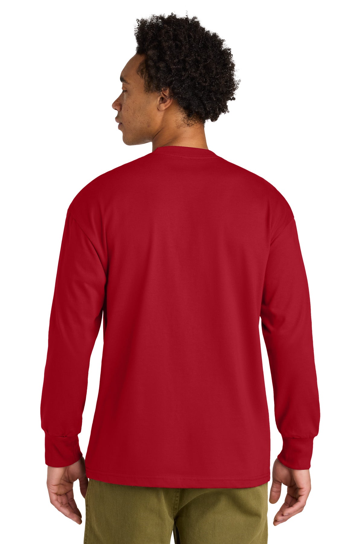 Next Level Apparel Heavyweight Long Sleeve Tee - Red
