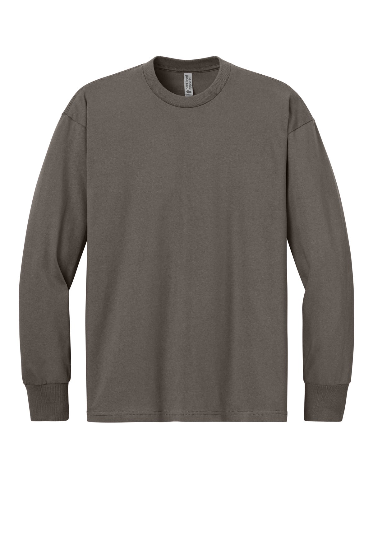 Next Level Apparel Heavyweight Long Sleeve Tee - Shiitake