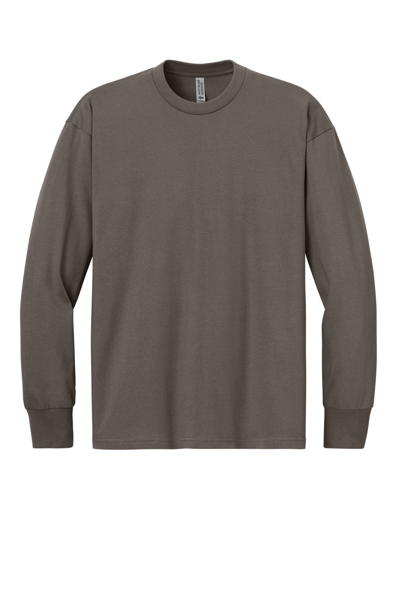 Next Level Apparel Heavyweight Long Sleeve Tee - Shiitake