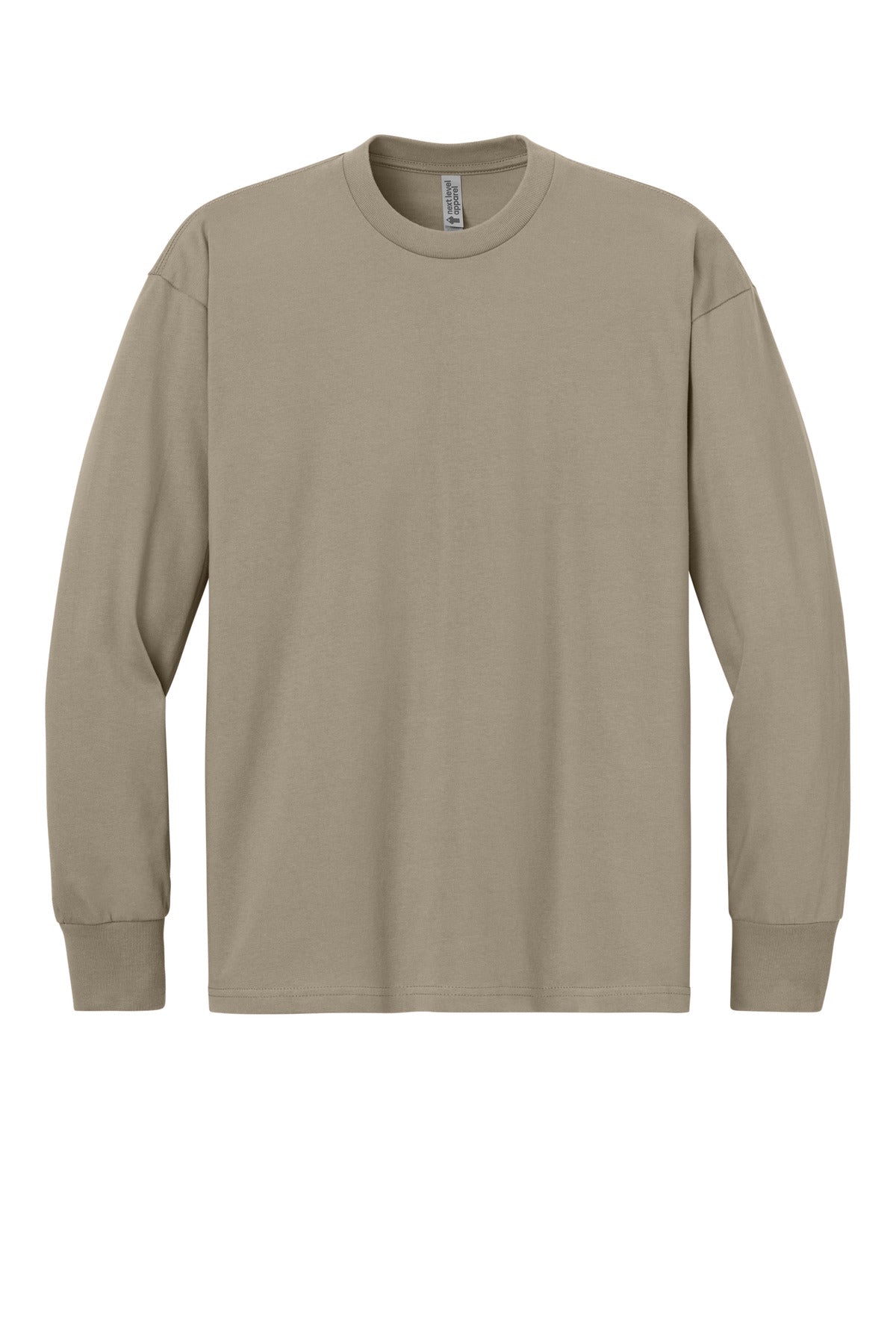 Next Level Apparel Heavyweight Long Sleeve Tee - Tan