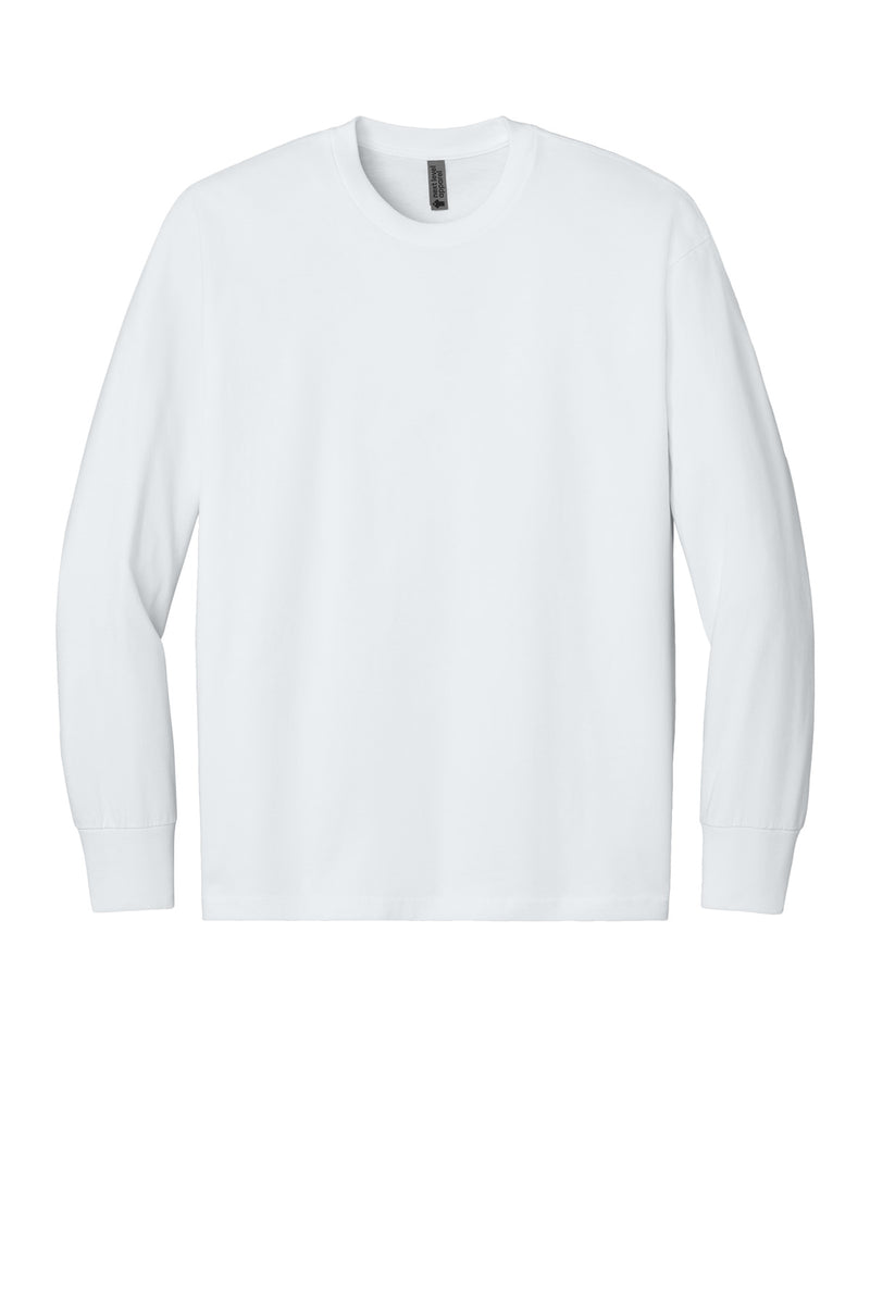 Next Level Apparel Heavyweight Long Sleeve Tee - White