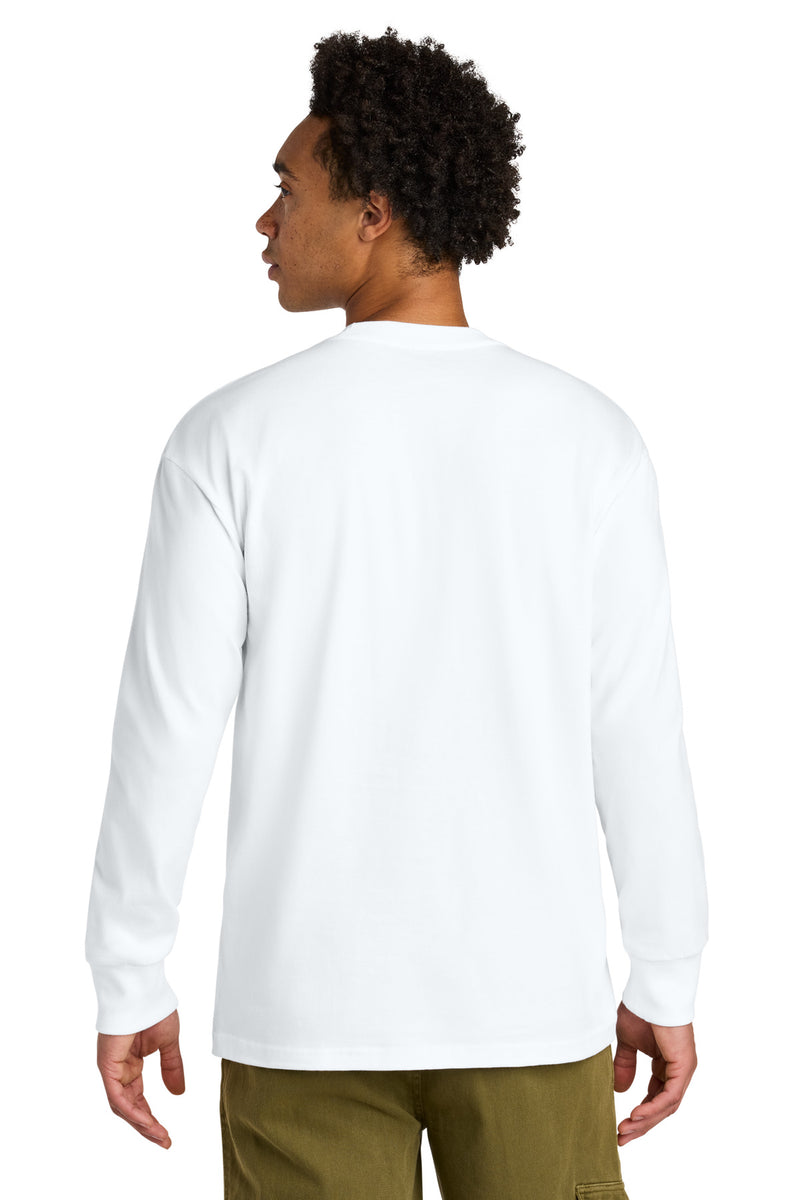 Next Level Apparel Heavyweight Long Sleeve Tee - White