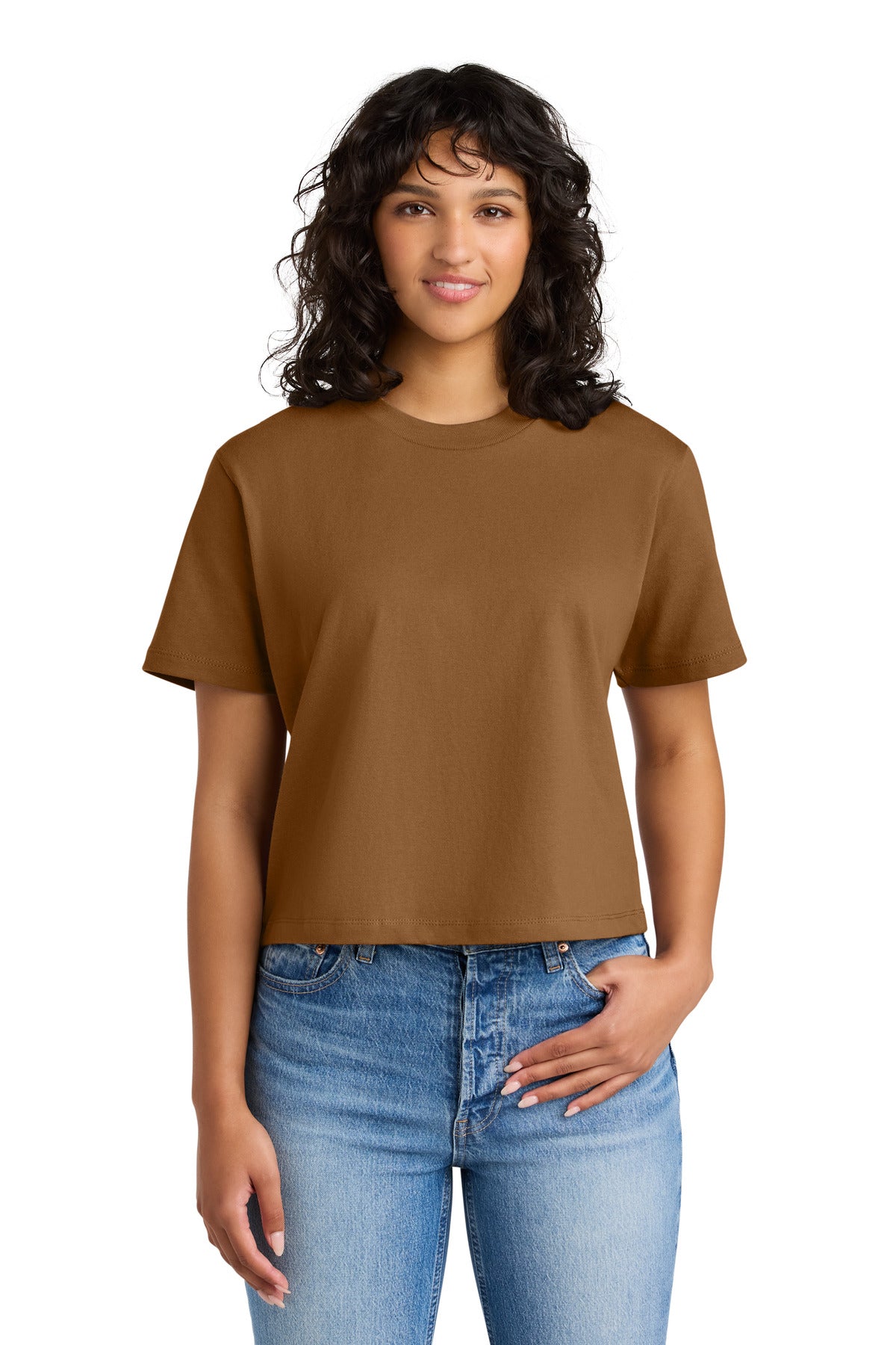 Next Level Apparel Women's Heavyweight Boxy Tee - Clay
