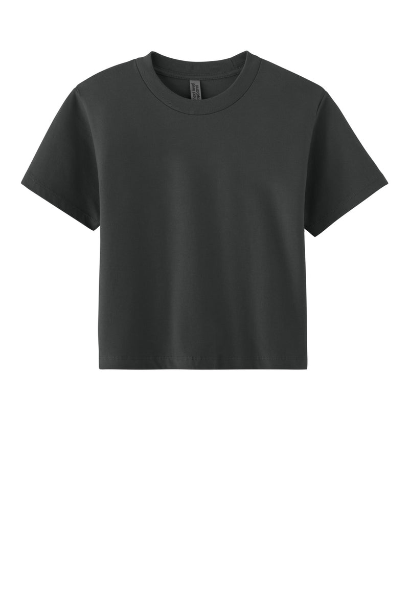 Next Level Apparel Women's Heavyweight Boxy Tee - Graphite Black