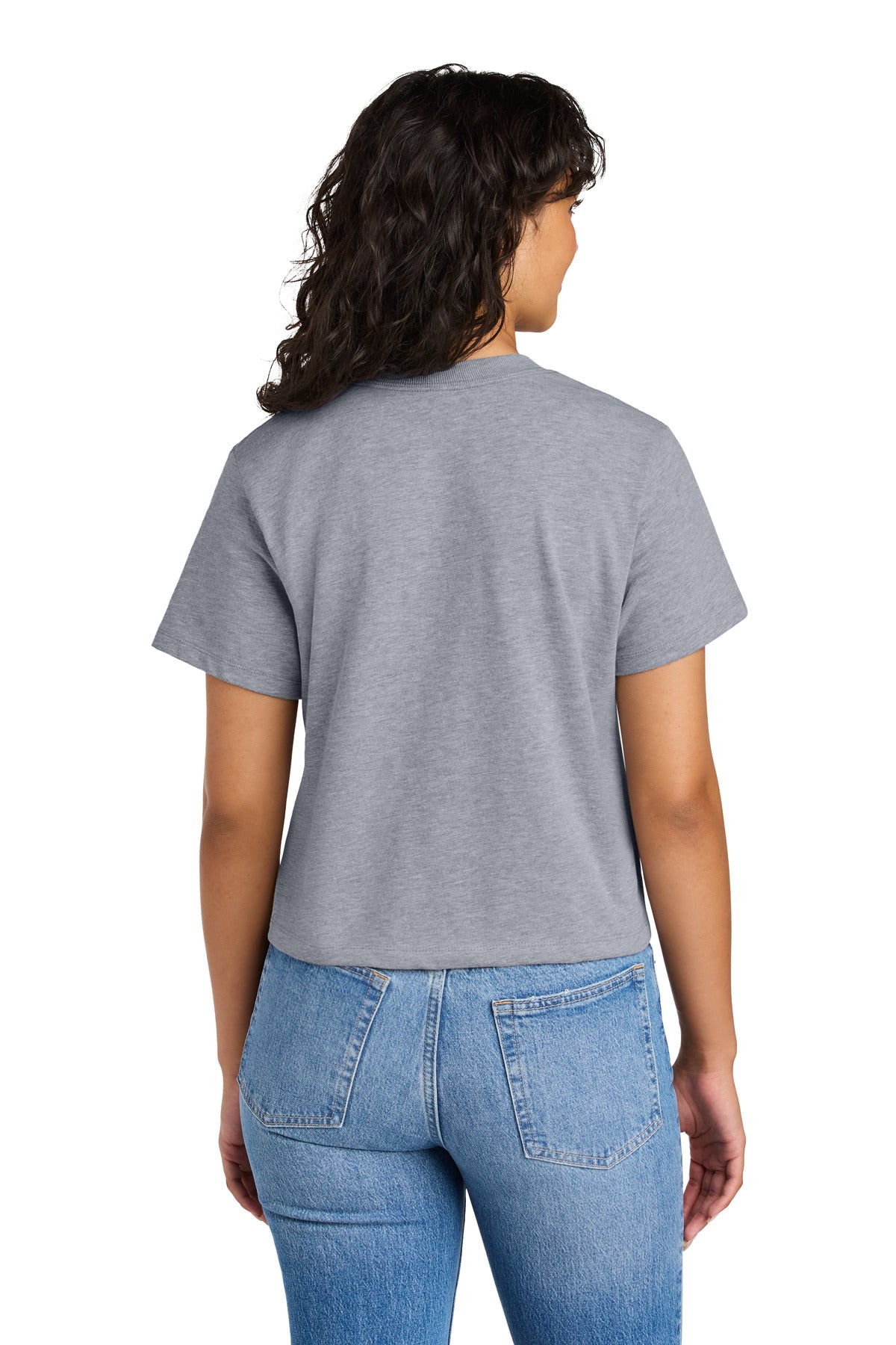 Next Level Apparel Women's Heavyweight Boxy Tee - Heather Gray
