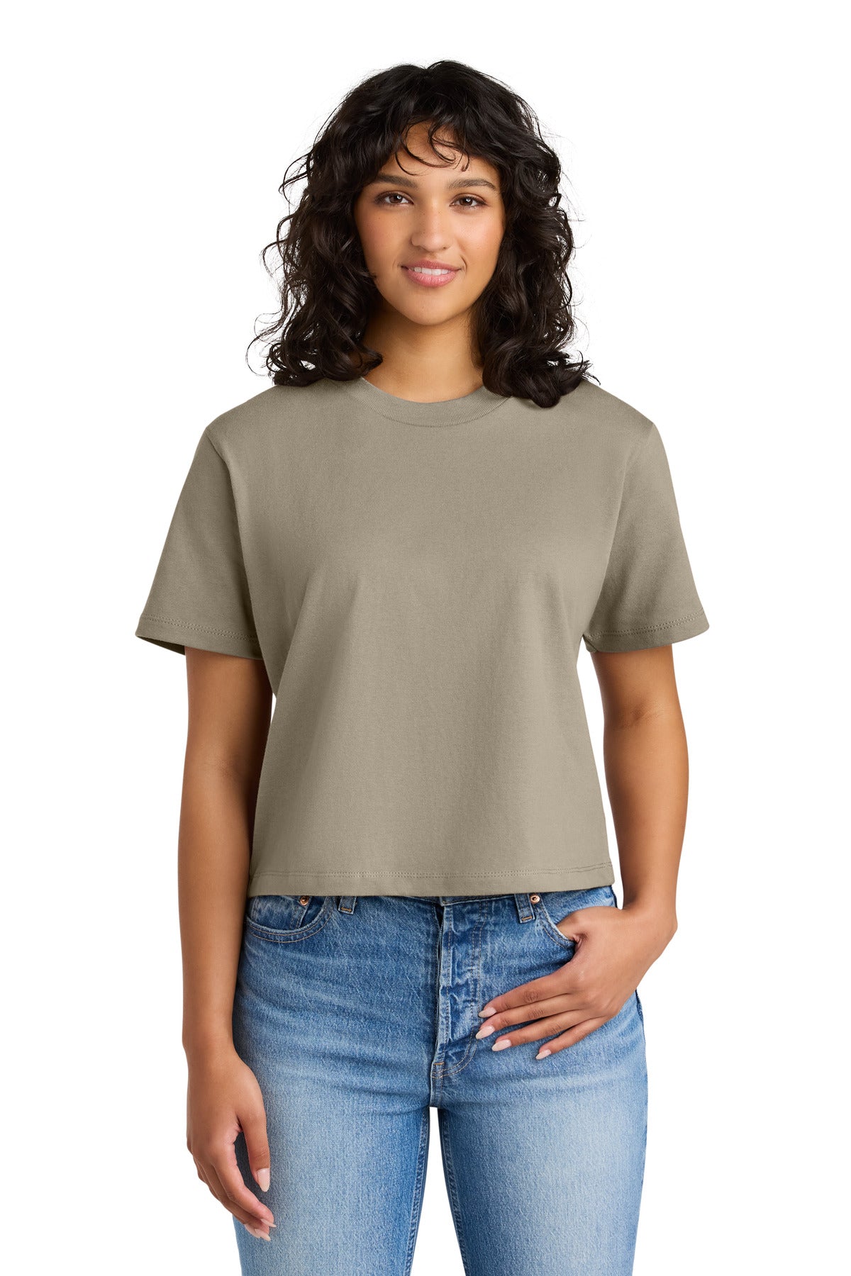 Next Level Apparel Women's Heavyweight Boxy Tee - Tan