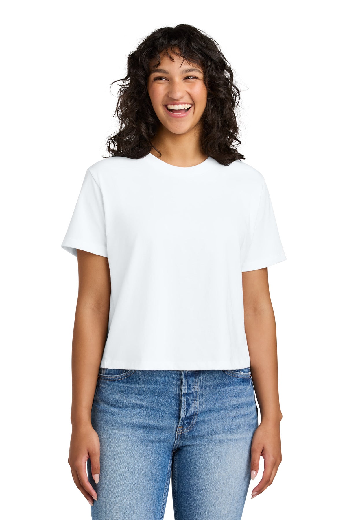 Next Level Apparel Women's Heavyweight Boxy Tee - White