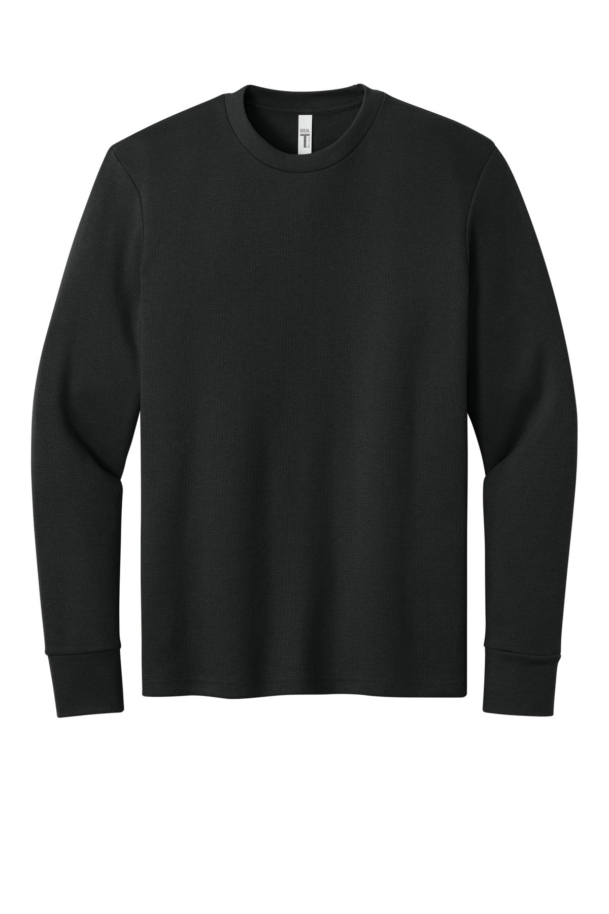 Next Level Apparel Ideal Thermal Long Sleeve Tee - Black