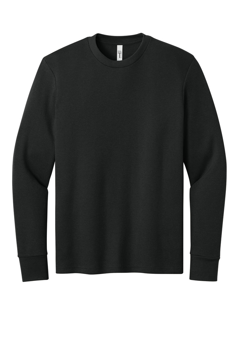 Next Level Apparel Ideal Thermal Long Sleeve Tee - Black
