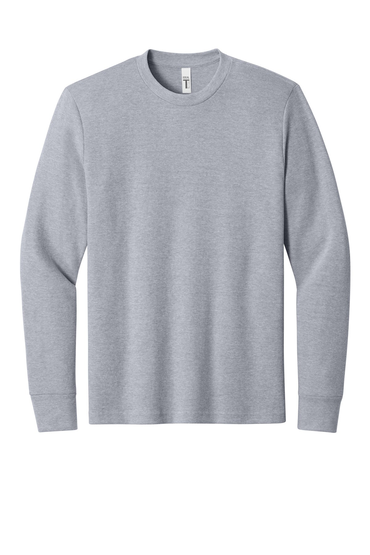 Next Level Apparel Ideal Thermal Long Sleeve Tee - Heather Gray